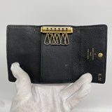 【6he4943】ルイヴィトン キーケース モノグラム・アンプラント ミュルティクレ6 M64421 ノワール【中古】メンズ レディース ユニセックス