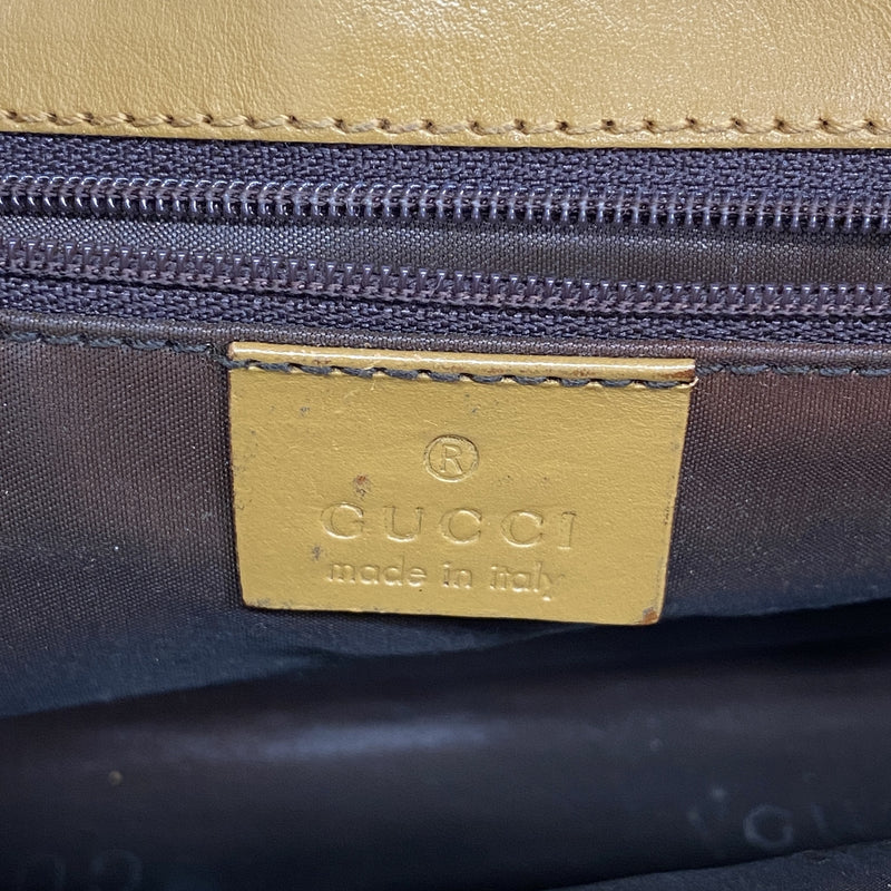 【6he4944】グッチ ハンドバッグ GGキャンバス/ジャッキー 002 1067 キャンバス ブラウン シルバー金具【中古】レディース