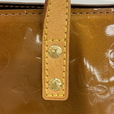 【6he4946】ルイヴィトン ハンドバッグ ヴェルニ リードPM M91146 ブロンズ【中古】レディース