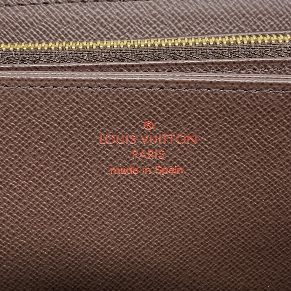 【6he4952】ルイヴィトン 長財布 ダミエ ジッピーウォレット N41661 エベヌ【中古】メンズ レディース ユニセックス