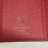 【6he4953】ルイヴィトン 三つ折り財布 ダミエ ポルトフォイユヴィクトリーヌ N41659 エベヌ【中古】レディース