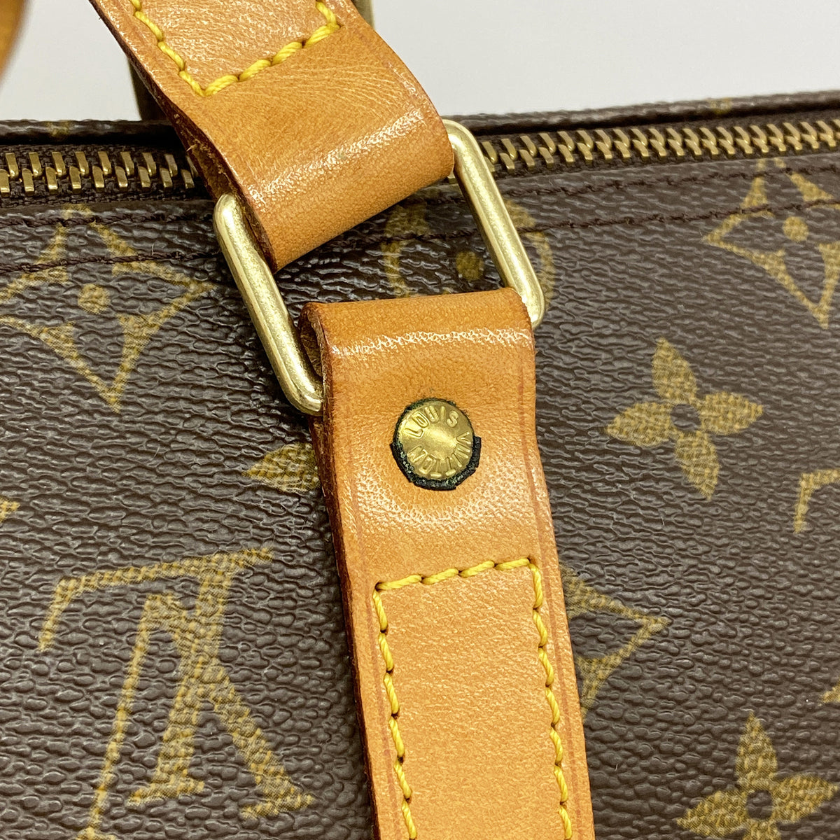 【6he4954】ルイヴィトン ボストンバッグ モノグラム フラネリー50 M51116 ブラウン【中古】メンズ レディース ユニセックス
