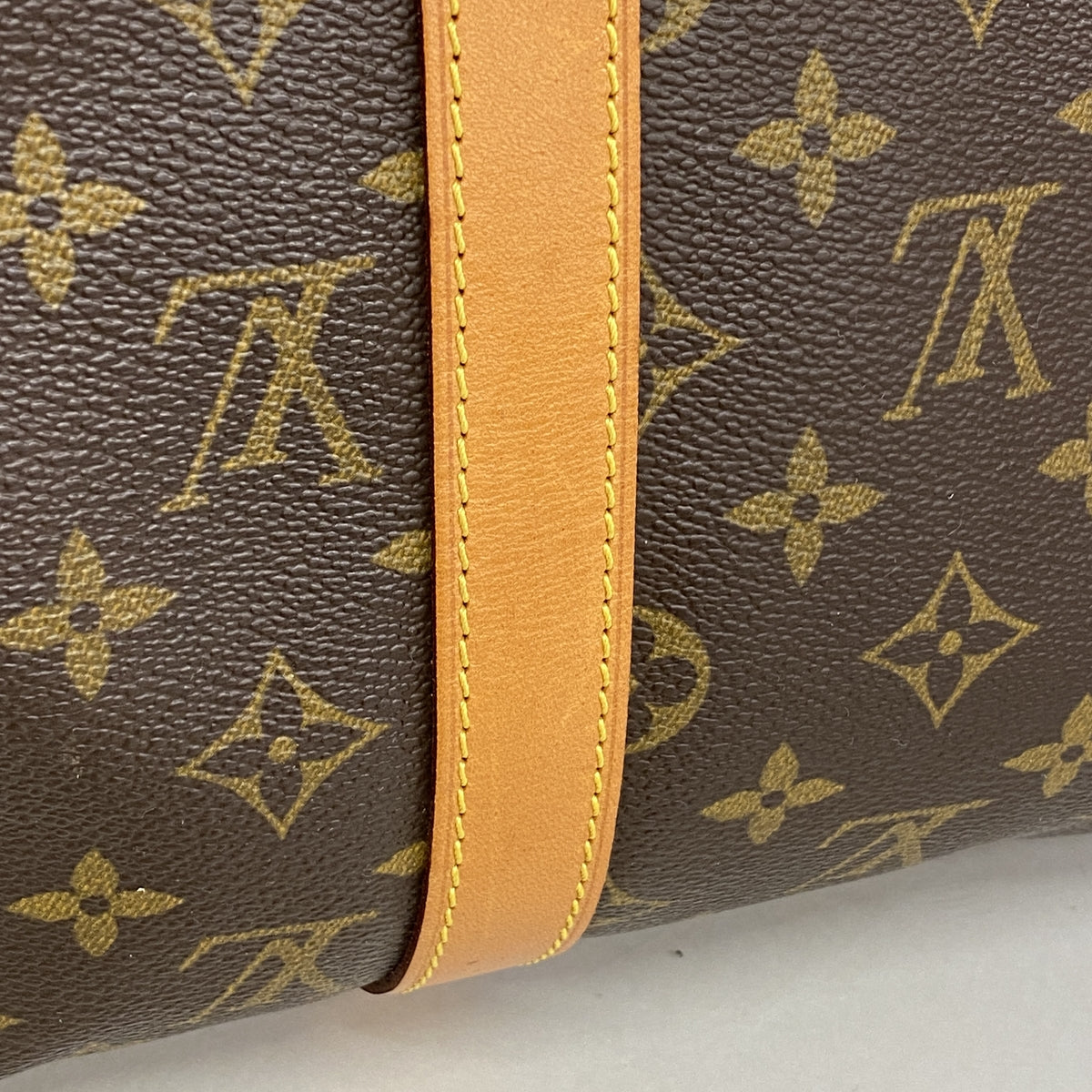 【6he4954】ルイヴィトン ボストンバッグ モノグラム フラネリー50 M51116 ブラウン【中古】メンズ レディース ユニセックス
