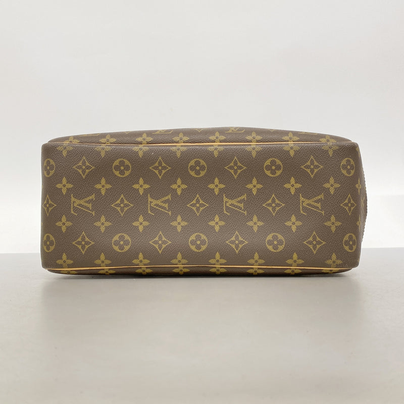 【6he4975-h】ルイヴィトン ハンドバッグ モノグラム ドーヴィル M47270 ブラウン【中古】レディース