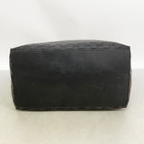 【6he4980-k】グッチ トートバッグ GGキャンバス 002 1097 キャンバス ブラック ゴールド金具【中古】レディース
