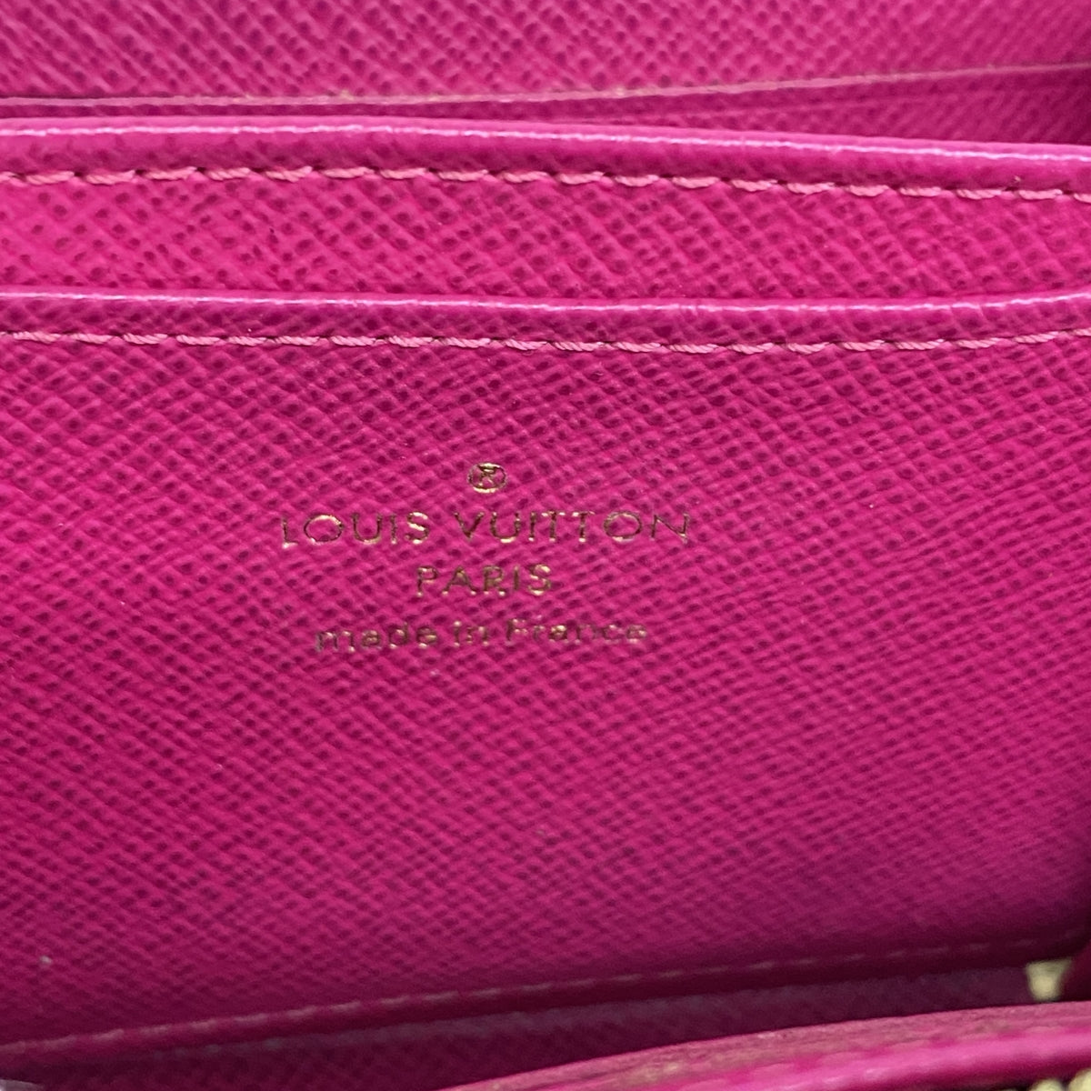 【6he4988-k】ルイヴィトン コインケース モノグラム ジッピーコインパース M63831 ブラウン【中古】レディース