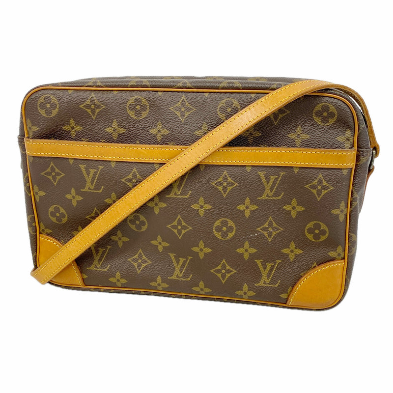 【6he4995】ルイヴィトン ショルダーバッグ モノグラム トロカデロ30 M51272 ブラウン【中古】レディース