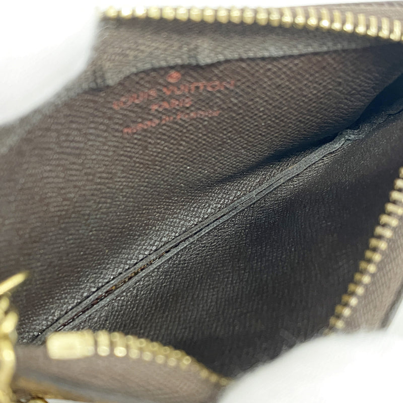 【6he5017-k】ルイヴィトン コインケース ダミエ ポシェットクレ N62658 エベヌ【中古】メンズ レディース ユニセックス