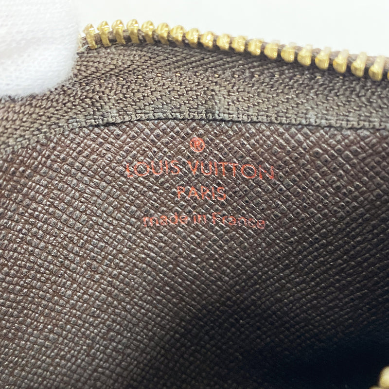 【6he5017-k】ルイヴィトン コインケース ダミエ ポシェットクレ N62658 エベヌ【中古】メンズ レディース ユニセックス