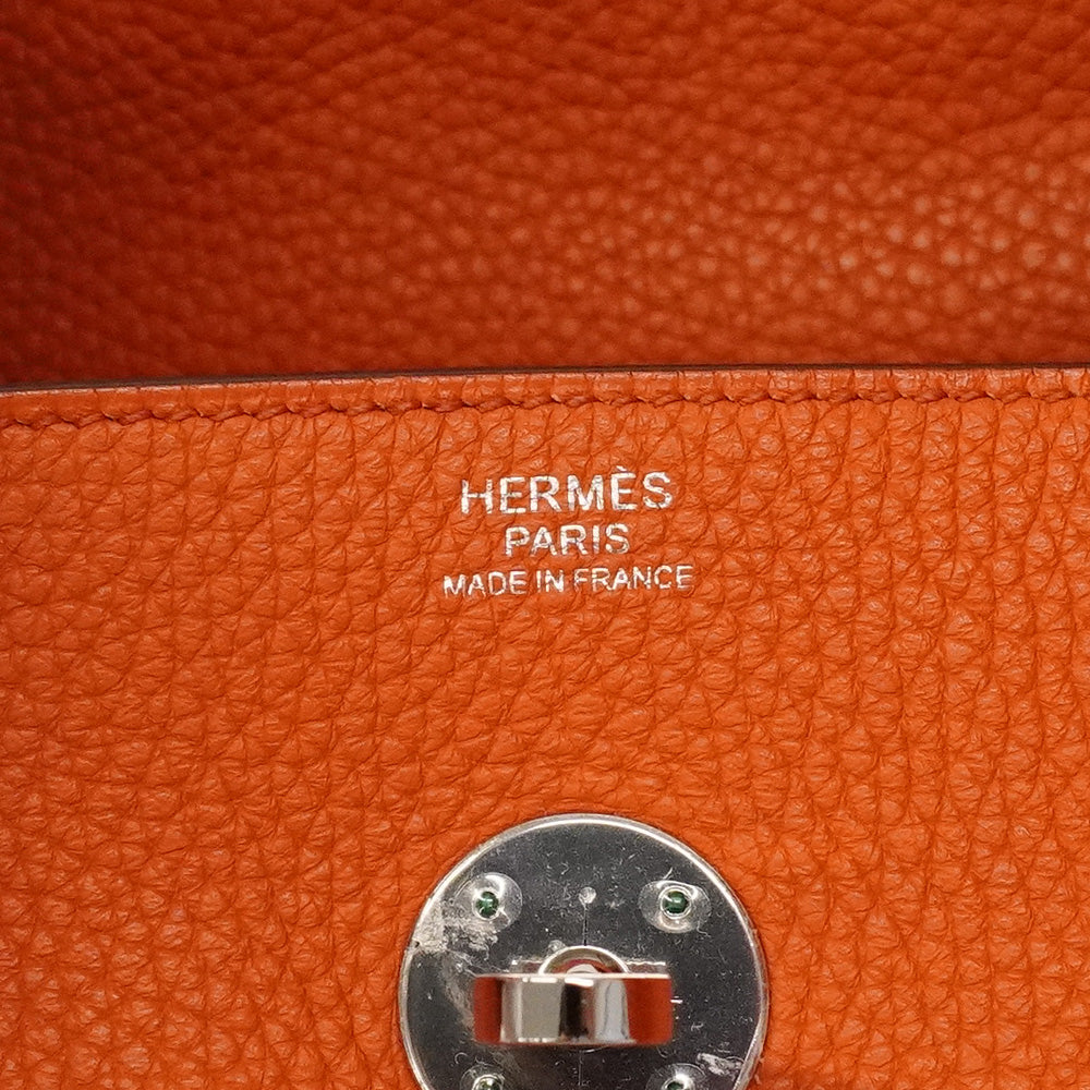 【6he5019】エルメス ハンドバッグ リンディ30 トリヨンクレマンス テールパテュ― シルバー金具 X刻印 2wayバック【中古】レディース
