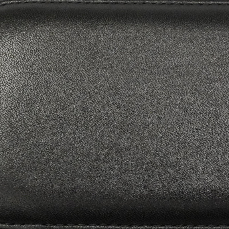 【6he5021】シャネル バニティバッグ マトラッセ チェーンショルダー ラムスキン ブラック シャンパンゴールド金具 2wayバック【中古】レディース