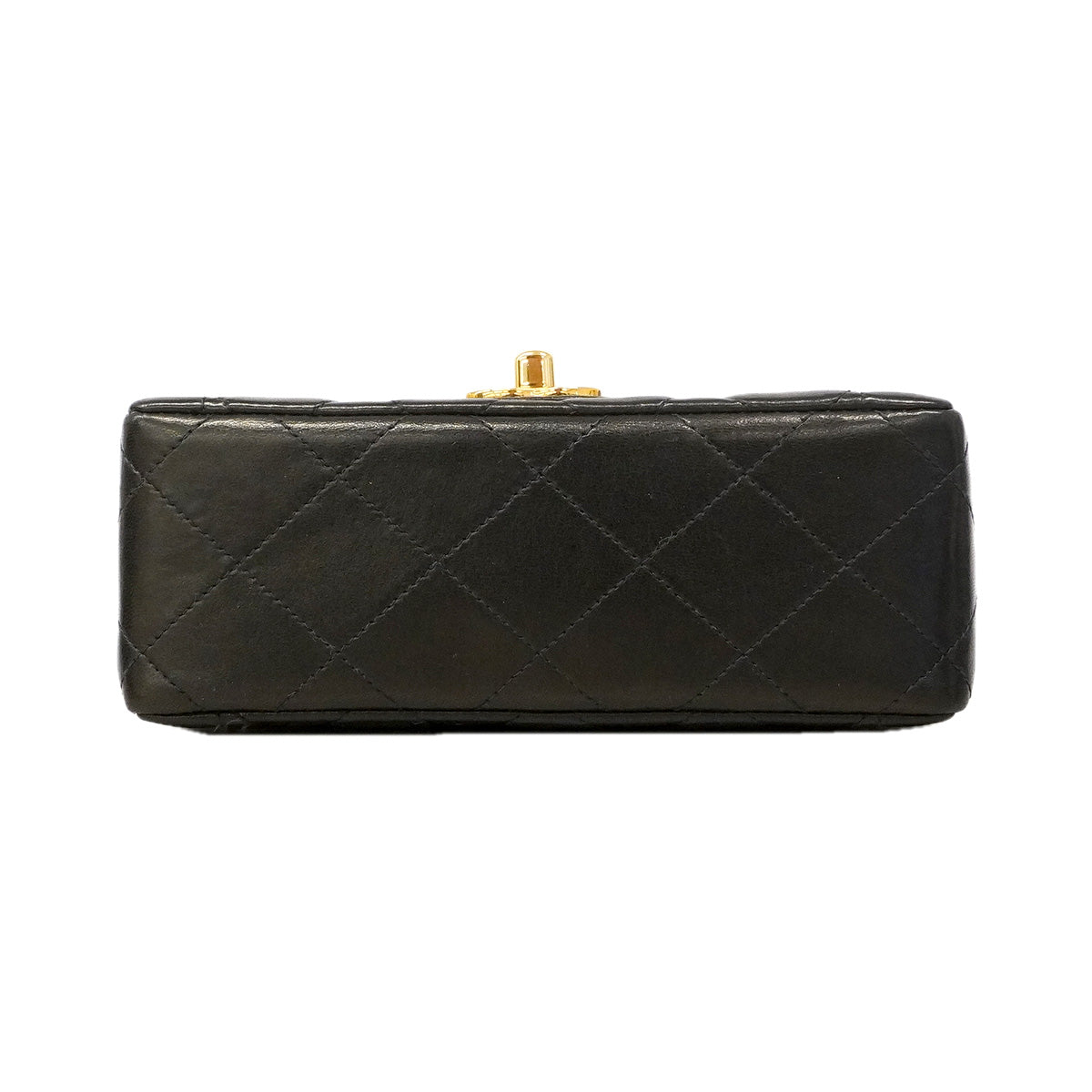 【6he5022】シャネル ハンドバッグ マトラッセ ラムスキン ブラック ゴールド金具【中古】レディース