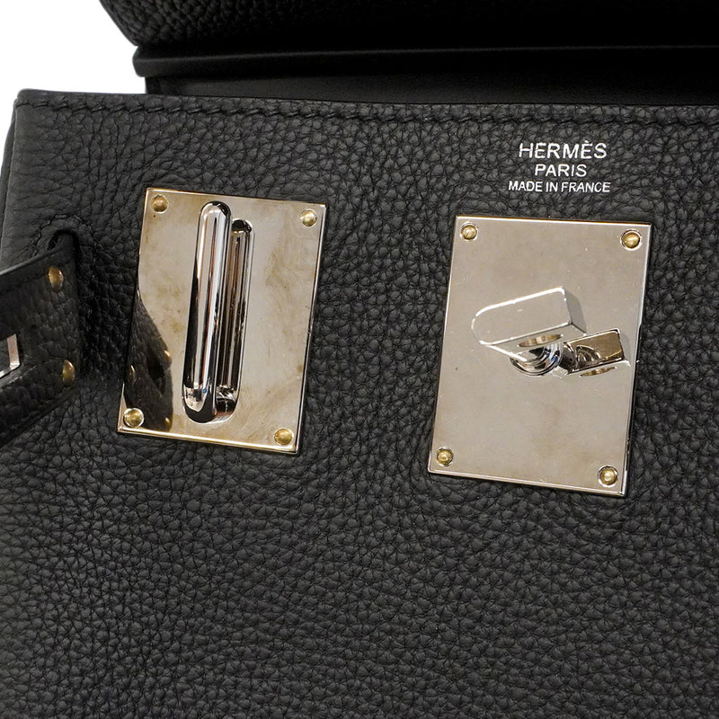【6he5028】エルメス ボディバッグ アッカドPM トゴ ブラック シルバー金具 B刻印【中古】メンズ