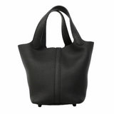 【6he5029】エルメス ハンドバッグ ピコタンロックPM トリヨンクレマンス ソーブラック Z刻印【中古】レディース