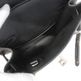 【6he5035】エルメス ショルダーバッグ アッカドPM トゴ ブラック シルバー金具 K刻印【中古】メンズ