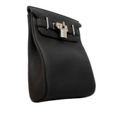 【6he5035】エルメス ショルダーバッグ アッカドPM トゴ ブラック シルバー金具 K刻印【中古】メンズ