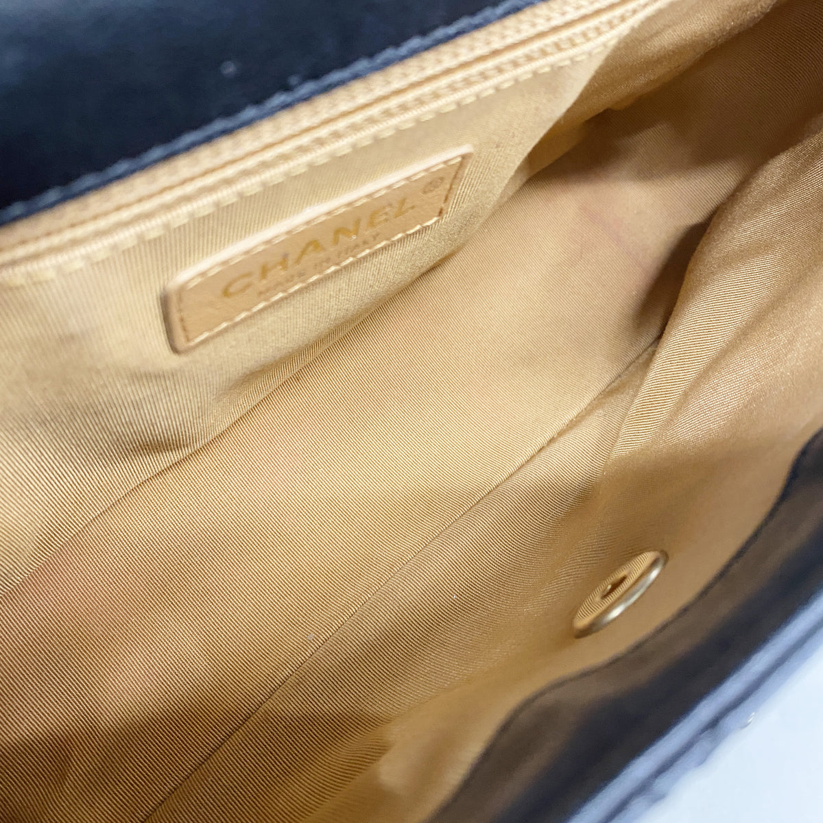 【6he5044-k】シャネル ハンドバッグ マトラッセ チェーンショルダー レザー ブラック ゴールド金具 2wayバッグ【中古】レディース