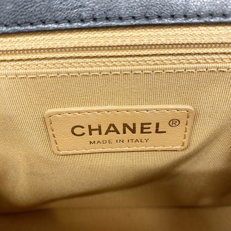 【6he5044-k】シャネル ハンドバッグ マトラッセ チェーンショルダー レザー ブラック ゴールド金具 2wayバッグ【中古】レディース