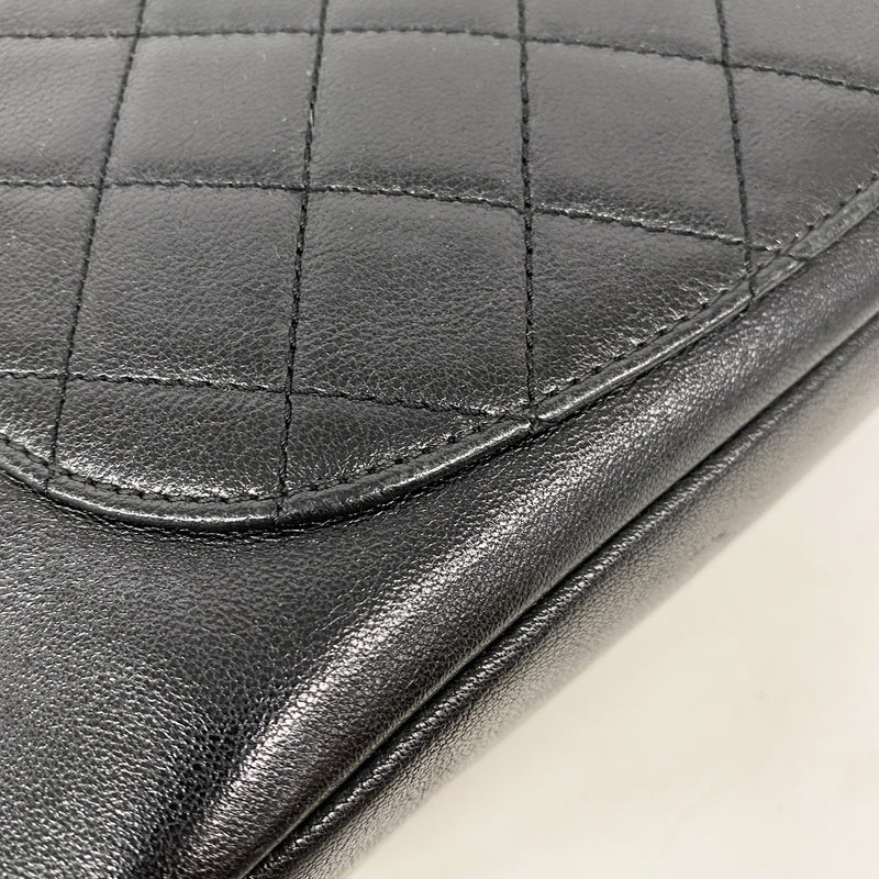 【6he5044-k】シャネル ハンドバッグ マトラッセ チェーンショルダー レザー ブラック ゴールド金具 2wayバッグ【中古】レディース