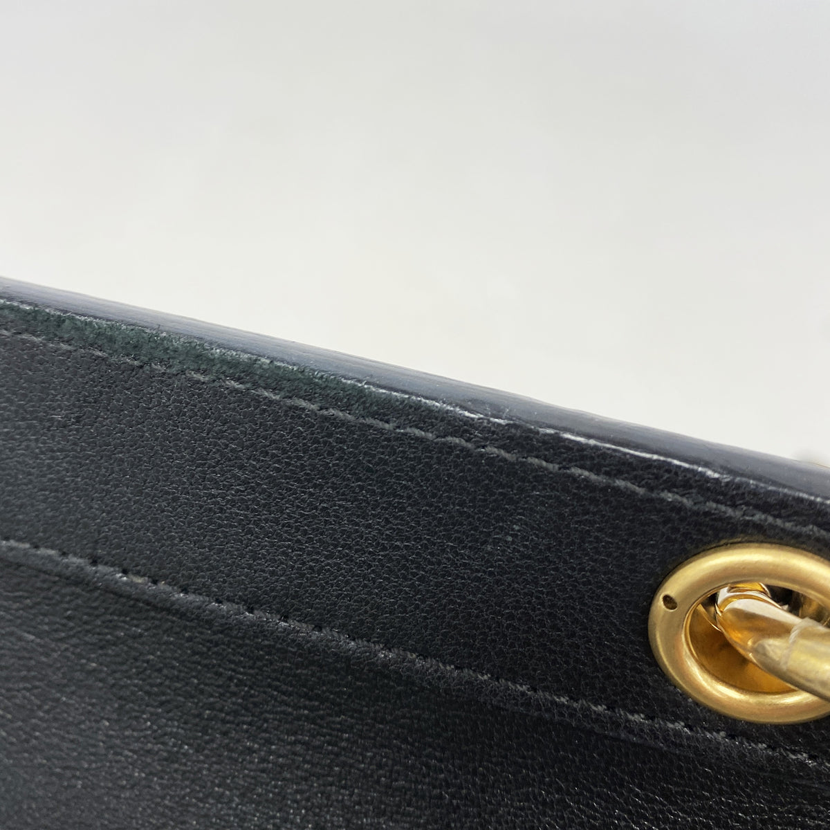 【6he5044-k】シャネル ハンドバッグ マトラッセ チェーンショルダー レザー ブラック ゴールド金具 2wayバッグ【中古】レディース