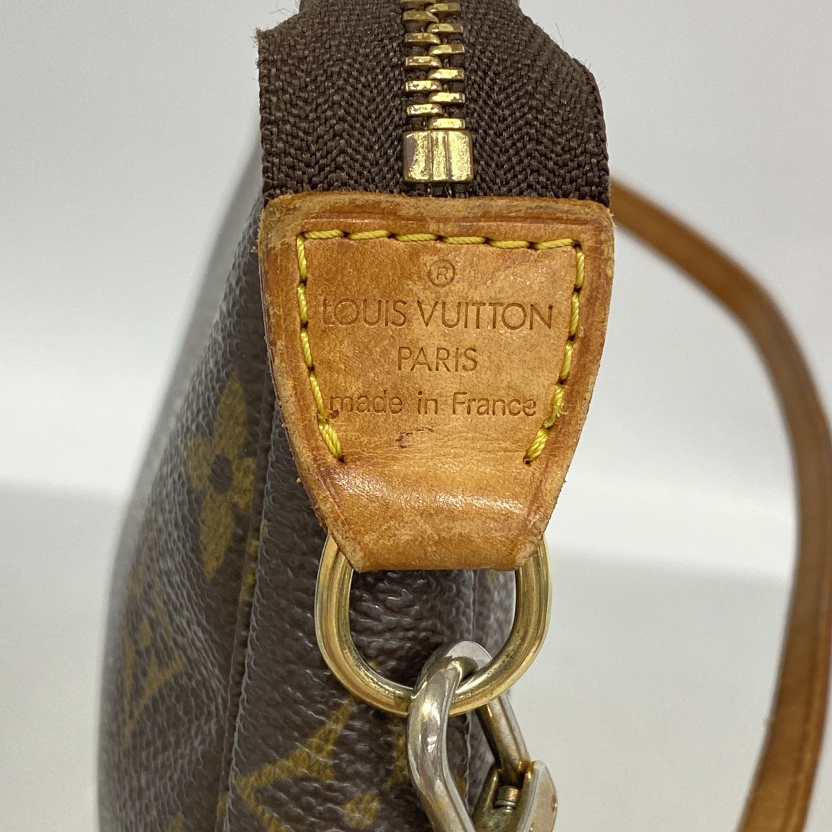 【6he5052】ルイヴィトン ポーチ モノグラム ポシェットアクセソワール M51980 ブラウン【中古】レディース