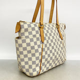 【6he5057】ルイヴィトン トートバッグ ダミエ・アズール トータリーPM N51261 ホワイト【中古】レディース
