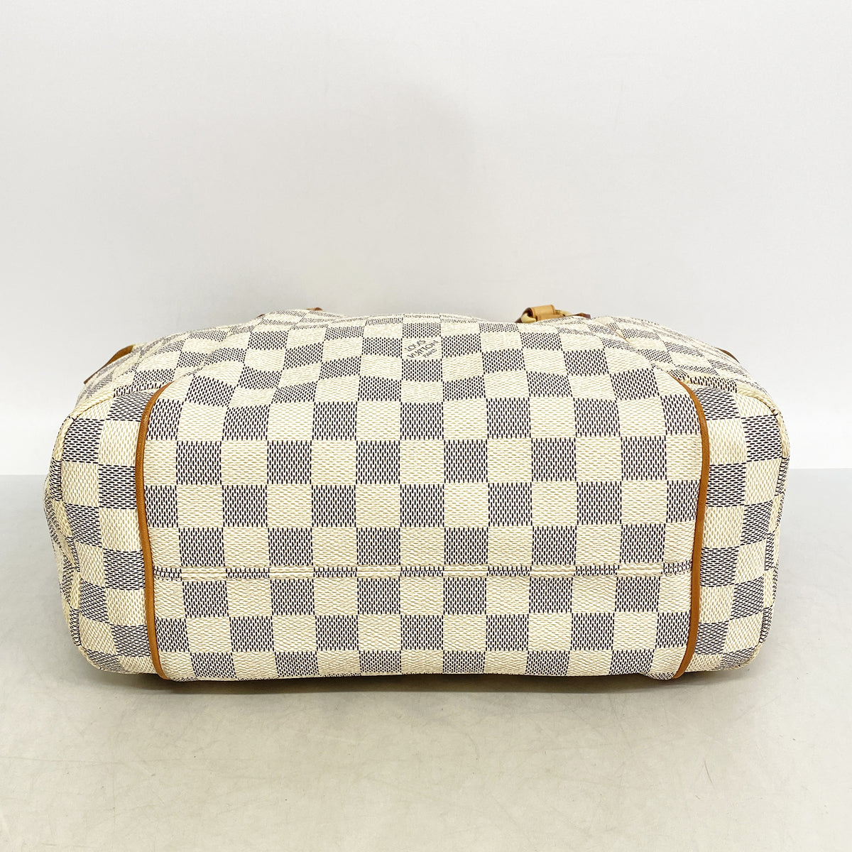 【6he5057】ルイヴィトン トートバッグ ダミエ・アズール トータリーPM N51261 ホワイト【中古】レディース