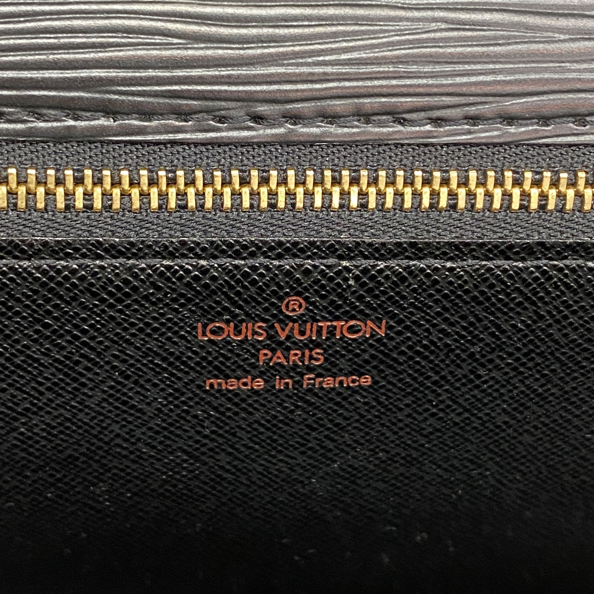 【6he5059】ルイヴィトン クラッチバッグ エピ ポシェットセリエドラゴンヌ M52612 ノワール【中古】メンズ