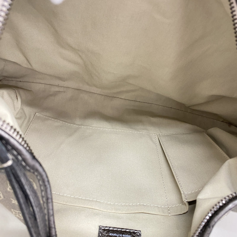 【6he5064】ルイヴィトン ショルダーバッグ モノグラム・ミニラン マノンMM M95618 プラティーヌ【中古】レディース