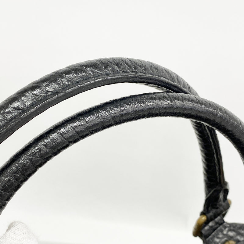 【6he5065】ルイヴィトン トートバッグ モノグラム・デニム XL M95510 ブラック【中古】レディース