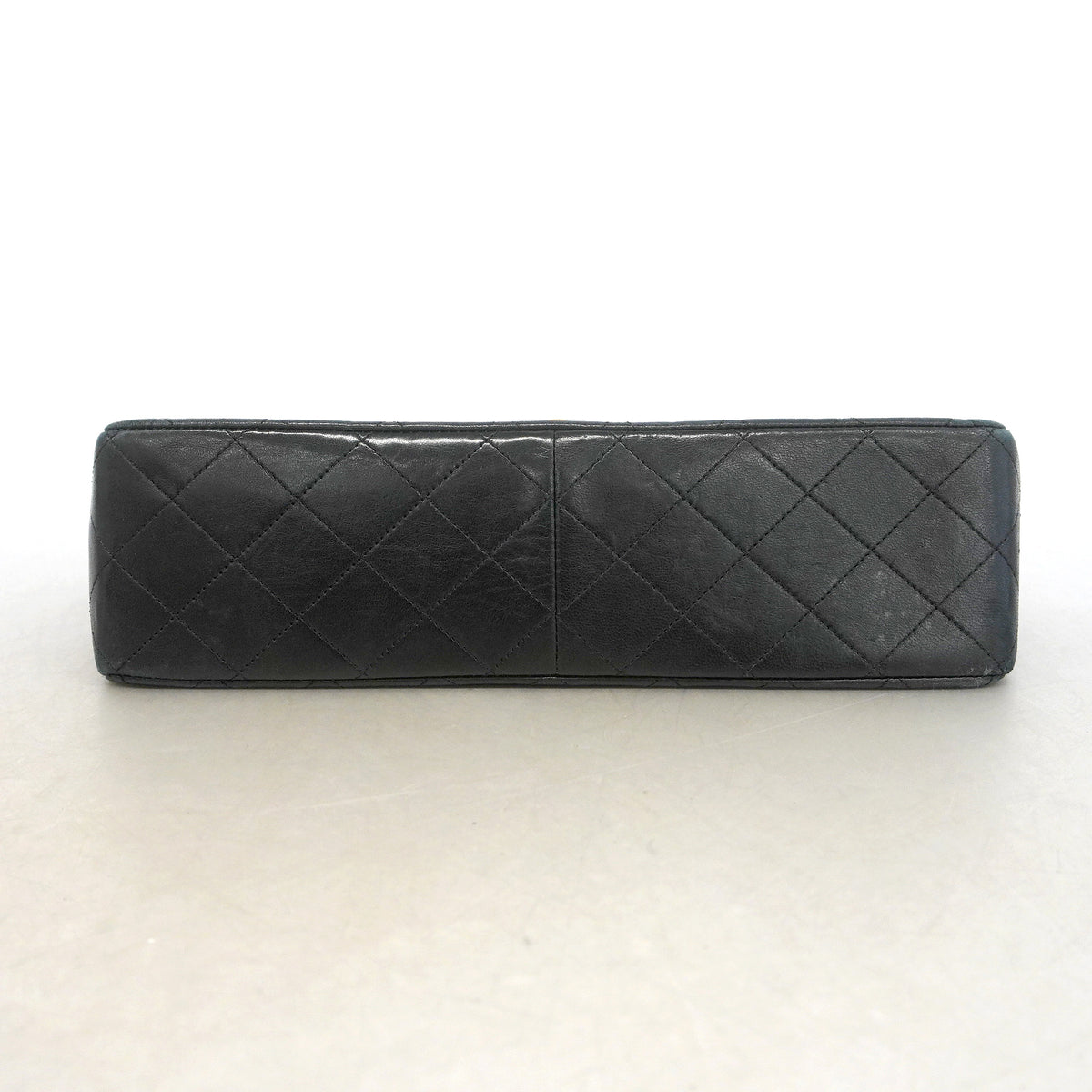 【6he5074】シャネル ショルダーバッグ マトラッセ Wチェーン ラムスキン ブラック ゴールド金具【中古】レディース