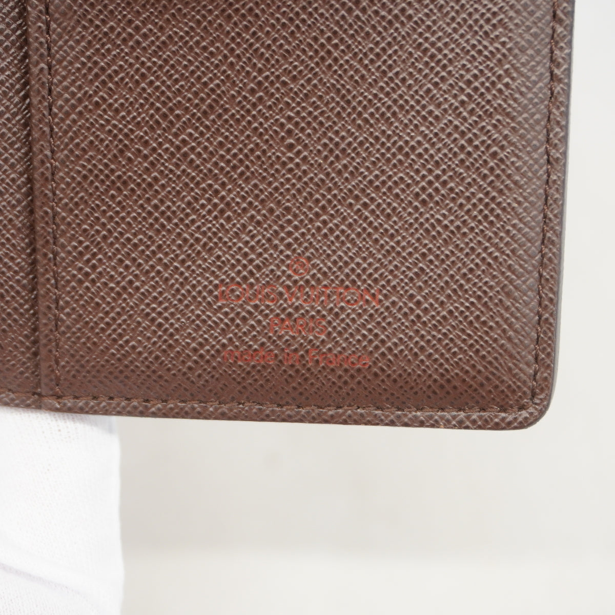 【6he5078】ルイヴィトン 長財布 ダミエ ポルトフォイユブラザ Ｎ60017 エベヌ【中古】メンズ