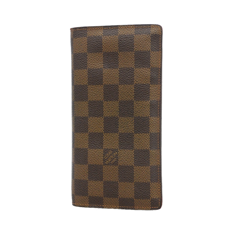 【6he5078】ルイヴィトン 長財布 ダミエ ポルトフォイユブラザ Ｎ60017 エベヌ【中古】メンズ