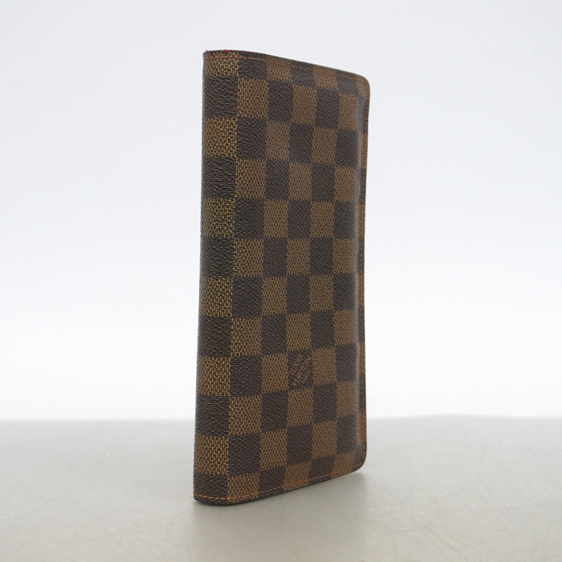 【6he5078】ルイヴィトン 長財布 ダミエ ポルトフォイユブラザ Ｎ60017 エベヌ【中古】メンズ