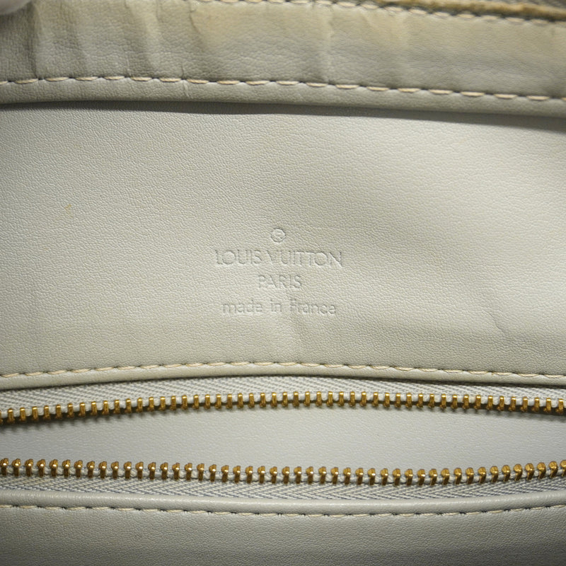 【6he5081】ルイヴィトン トートバッグ ヴェルニ ヒューストン M91053 グリ【中古】レディース