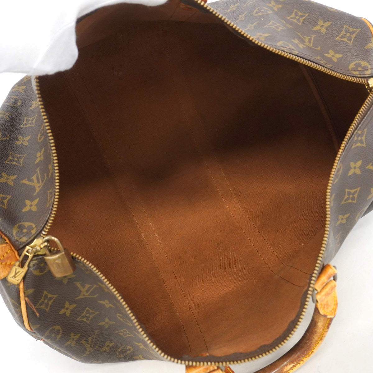 【6he5087】ルイヴィトン ボストンバッグ モノグラム キーポル50 M41426 ブラウン【中古】メンズ レディース ユニセックス