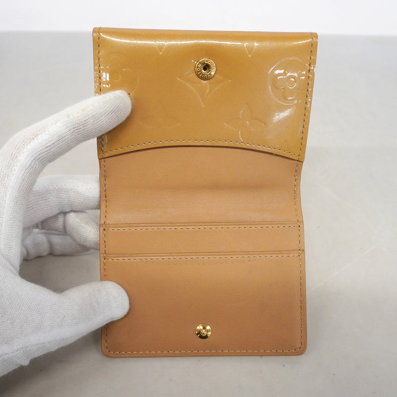 【6he5089】ルイヴィトン コインケース ヴェルニ ラドロー M91355 ノワゼット【中古】レディース
