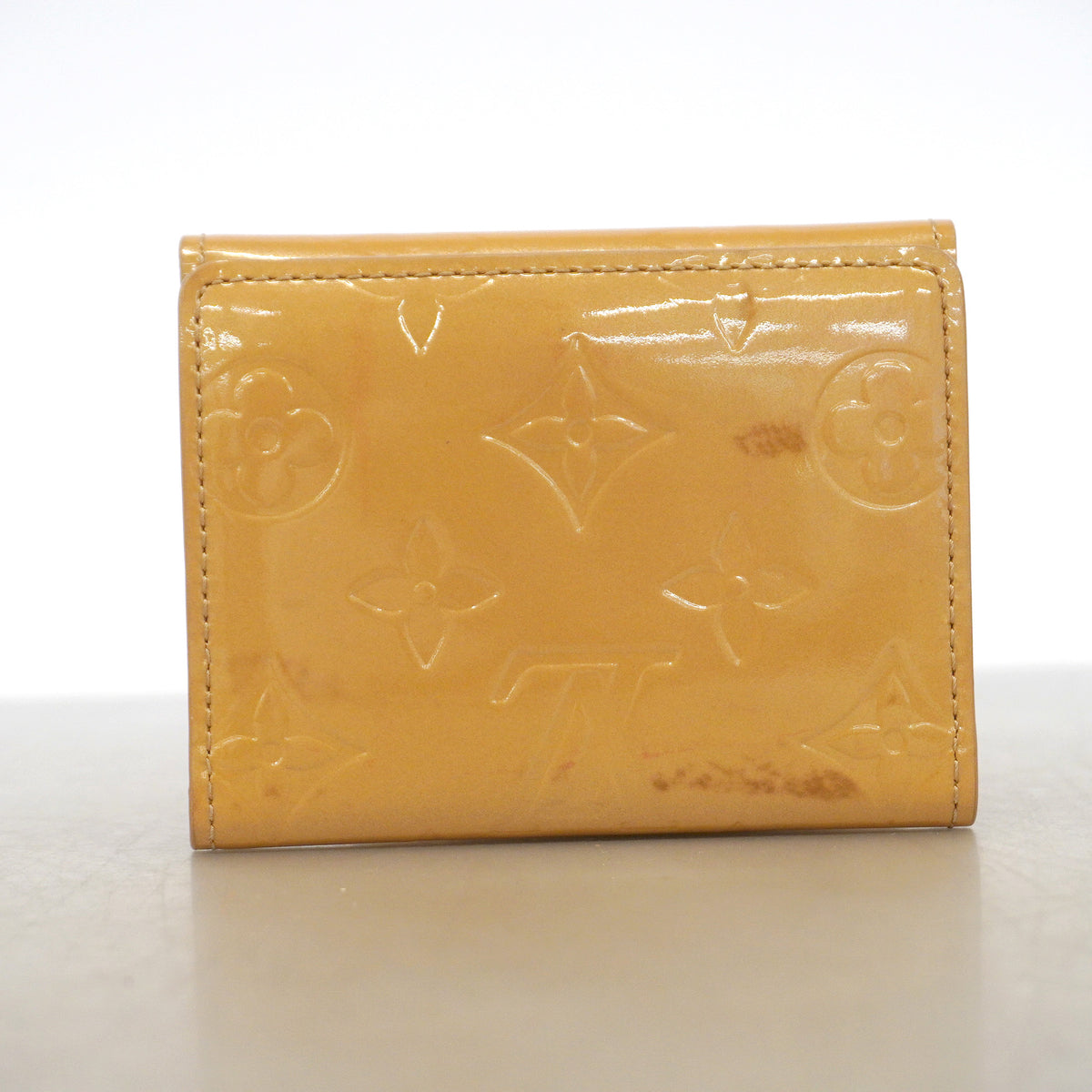 【6he5089】ルイヴィトン コインケース ヴェルニ ラドロー M91355 ノワゼット【中古】レディース