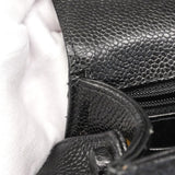 【6he5092】シャネル ショルダーバッグ マトラッセ キャビアスキン ブラック ゴールド金具【中古】レディース