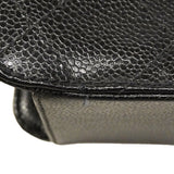 【6he5092】シャネル ショルダーバッグ マトラッセ キャビアスキン ブラック ゴールド金具【中古】レディース