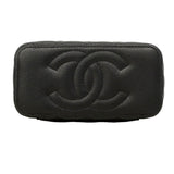 【6he5094】シャネル ショルダーバッグ マトラッセ チェーンショルダー キャビアスキン ブラック ゴールド金具【中古】レディース