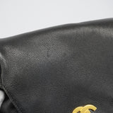 【6he5097-k】シャネル リュック・デイパック トリプルココ キャビアスキン ブラック ゴールド金具【中古】レディース