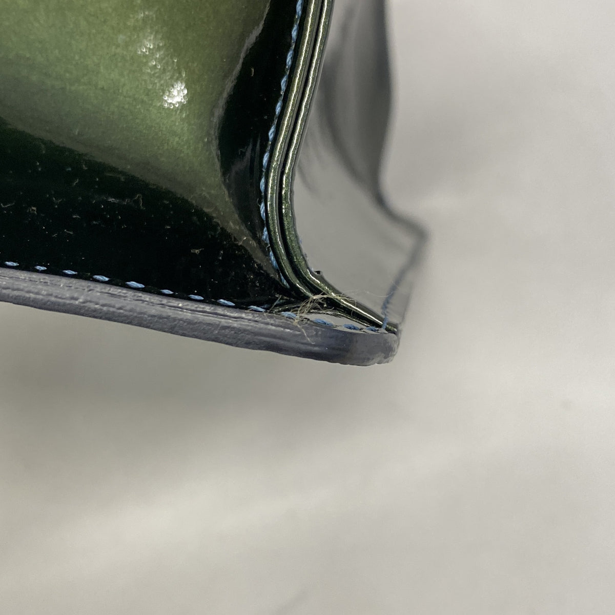 【6he5113】ルイヴィトン チェーントート ダミエ･ヴェルニ クラブ M92128 ぺトロールブルー【中古】メンズ レディース ユニセックス