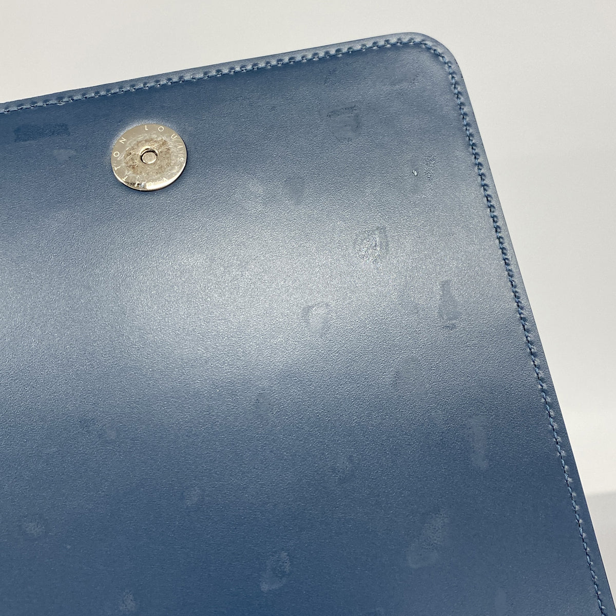 【6he5113】ルイヴィトン チェーントート ダミエ･ヴェルニ クラブ M92128 ぺトロールブルー【中古】メンズ レディース ユニセックス