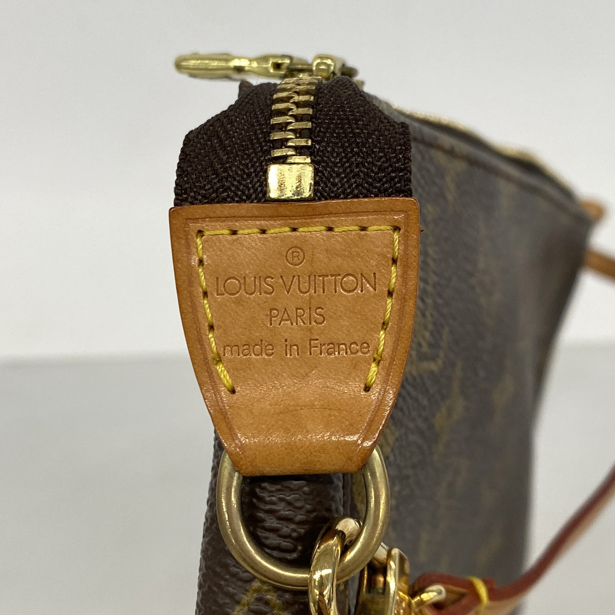【6he5115】ルイヴィトン ポーチ モノグラム ポシェットアクセソワール M51980 ブラウン【中古】レディース
