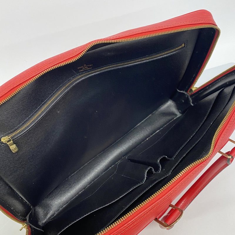 【6he5120】ルイヴィトン ブリーフケース エピ ポルトドキュマンヴォワヤージュ M54477 カスティリアンレッド【中古】メンズ