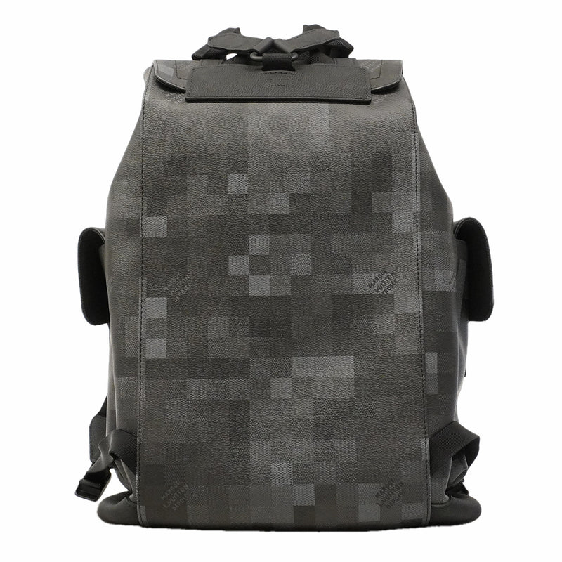 【6he5123】ルイヴィトン リュック・デイパック ダモフラージュ クリストファーMM M14952 ブラック【中古】メンズ