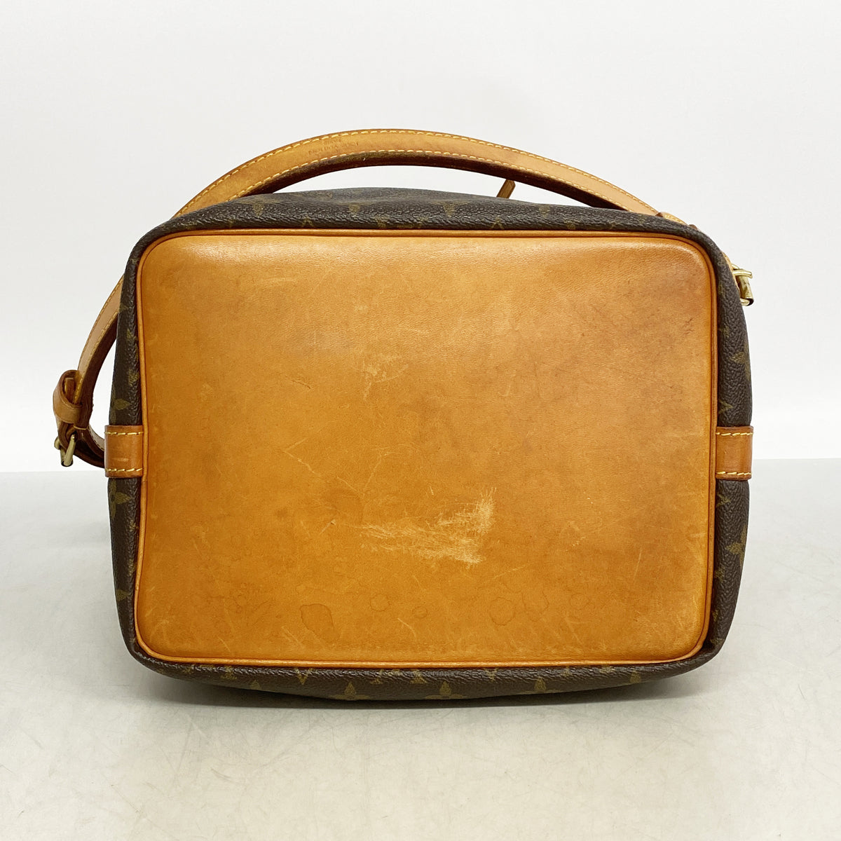 【6he5147】ルイヴィトン ショルダーバッグ モノグラム プチノエ M42226 ブラウン【中古】レディース