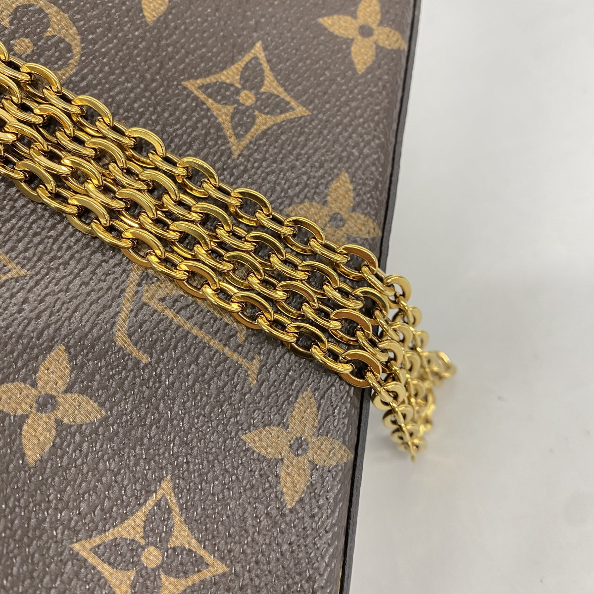 【6he5161-k】ルイヴィトン ショルダーウォレット モノグラム ポシェットフェリシー M61276 フューシャ【中古】レディース