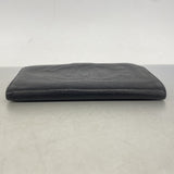 【6he5162-k】シャネル 長財布 キャビアスキン ブラック ゴールド金具【中古】レディース